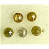 Surat*Diamond*City Diamante Naturale Lotto 3.3 MM 5 Pezzi 1.02tcw Grigio Verde Giallo Mix Rotondo