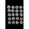 2 MM If Trasparenza 20 Pezzi Lotto Loose Cvd Diamante Rotondo D Colore