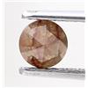 Sparkling Fancy Diamonds Decorato Diamante Naturale 0.56cts 4.8mm Rosso Giallo Colore Rotondo Rose-Cut