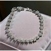 Bracciale da Donna in Ottone con Zirconi di ALTISSIMA QUALITA' Tondi regolabile