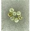 Surat*Diamond*City Diamante Rotondo Lotto 7 Pezzi 0.57tcw Naturale Verde Giallo Mix Luccicante