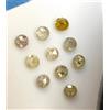 NATURAL ROSE CUT DIAMONDS 0,30Ct 10Pezzi Lotto Di Diamanti Naturali - Come Da Immagine E Video
