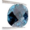 Surat*Diamond*City 0,63tcw Diamante Naturale Sciolto 7 Mm Ovale Blu Taglio Checker