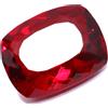 500 CT Naturale Rosso Topazio Raro Brasiliano Cuscino Forma Certificato Loose