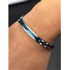 Bracciale da Uomo Acciaio inox Nickel Free chiusura a scatto
