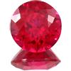 Chirag Gems Naturale Birmano Taglio Rotondo 5.90 KT Sangue Rosso Rubino Certificato Loose