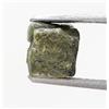 Sparkling Fancy Diamonds Diamante Naturale Grezzo Sciolto Cube 1,86 ct Verde Oliva