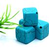 Chirag Gems Naturale Arizona 121 KT Blu Turchese Cubo Certificato Loose Gemma 4 Pezzi Lotto