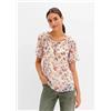 Witt Blusa In Crepe Con Stampa Floreale Taglia Plus Regno Unito 18 (FM191-9)