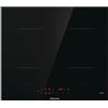 Hisense HI6401CH - Piano cottura induzione, 4 fuochi, colore Nero