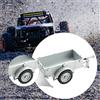 Rimorchio cingolato RC Rimorchio RC con gancio per camion cingolato 1/12
