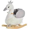 DecHome Cavallo A Dondolo Stile Cigno Seduta Imbottita Suono 18-36 Mesi DecHome 330106