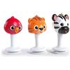 Baby Einstein, Sonaglio e Jingle Trio Seggiolone Giocattoli a ventosa Set di sonagli musicali da portare con sé Età 6 mesi +