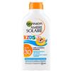 Garnier Ambre Solaire Protezione Solare Resistente per Bambini, Latte Idratante senza Parabeni, Protezione Alta IP30, 200 ml
