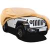 JURMON Copertura per auto resistente per esterni su misura per Jeep Wrangler a 2 porte, antivento, per tutte le condizioni atmosferiche, impermeabile, sole, pioggia, UV, polvere, neve, protezione per