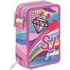 Astuccio Seven Sj Gang 3 Zip Pastel Rainbow