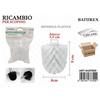 Bathrex Testina Ricambio Scopino Wc Bianco