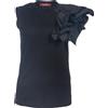 MAX MARA STUDIO TOP IN COTONE MAX MARA STUDIO 005 NERO Donna
