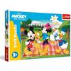 Trefl - Topolino e i suoi amici, Topolino Preferito - Maxi Puzzle da 24 pezzi, intrattenimento creativo, per bambini dai 3 anni
