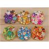 Pokémon Set di 6 Pin Pikachu Évoli Gengar Dracaufeu Metallo Smalto