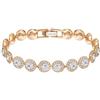 Swarovski Bracciale Angelic Swarovski bianco placcato oro rosa (dimensioni: 6 3/8), Size: 6 3/8 inches, Cristallo, cristallo