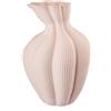 L'Oca Nera Vaso Alto in Porcellana Ø25 H38 cm Rosa Antico