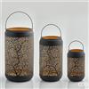 Enzo De Gasperi EDG Enzo De Gasperi Set 3 Lanterne Rotonde con Corallo