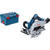 Bosch Professional 18V System Sega circolare a batteria BITURBO (sega circolare con lama su lato sx e prof. taglio da 70 mm,potenza 1.800 W,incl. 1 lama, L-BOXX, senza batteria/caricabatteria)