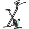Cecotec - Cyclette XBIKEBicicletta pieghevole magnetica.Cardiofrequenzimetro e schermo a LED.Resistenza variabile.Pedali con presa salda.Sella comoda. (Pieghevole | Con Schienale)