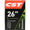 CST 71304, Camera d'Aria per Bicicletta. Unisex Adulto, Nero, 26 x 1.50-2.50 40/62-559 SV40 mm
