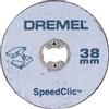 Bosch Dremel 12 Dischi Taglio Metallo Speed Clic