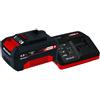 Einhell Starter kit Batteria con Caricabatteria 18v 4,0 ah Einhell