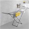 Metaltex Stendibiancheria Nero con ali a Cavalletto 20 Metri Epoxy Fuji Onyx Metaltex