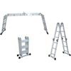 Garden Friend Scala Multifunzione in Alluminio 4x3 max Portata 150kg Everest