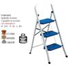 Garden Friend Sgabello Everest 3 Gradini in Acciaio max 150kg di Biacchi Gianfranco