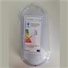 Vivida Plafoniera ip 65 in pvc Bianca , Ovale 20w 4000k 1500 lm