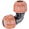 Claber Raccordo Gomito Irrigazione da Giardino per Tubo Polietilene 20 mm Claber