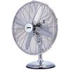 Westim Ventilatore Cromato da Tavolo Pale 40 cm 4 Pale 3 VelocitÀ Base Tonda 50w h 58.5