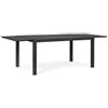 Salmar Tavolo da Giardino Allungabile Antracite in Alluminio Ostuni 160/240x90 cm