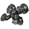 Rammount 3.3 Base a tripla ventosa rotonda da 1/4