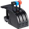 Logitech G Saitek PRO Flight Throttle Quadrant, leve professionali per asse di simulazione, display LCD, 3 interruttori a bilanciere bidirezionali, staffa regolabile, USB, PC, nero