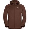 Jack Wolfskin Peak District Hooded Fz M pile uomo