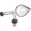 Westmark 99093380 - Porzionatore da 150 ml per misurare e decantare contemporaneamente, in vetro, plastica, legno, Gourmet, trasparente/marrone