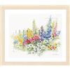 Lanarte Set per punto croce Lanarte "Casa e giardino Marjolein Bastin Aida", schema contato, 45x40cm