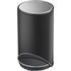 JOSEPH JOSEPH Arc Easy-Push, bidone a pedale nero opaco da 10 litri