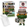 Funko Teenage Mutant Ninja Turtles Pop! Television Vinyl Figur Michelangelo in Trenchcoat Esclusivo 9 cm