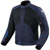 Rev'it Giubbotto Moto Rev'it Torque 3 H2O Blu Scuro Nero