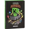 Franco Cosimo Panini MINECRAFT - Diario Scuola Ufficiale Minecraft, Diario 12 Mesi per Bambini e Ragazzi, con Copertina Imbottita, 320 Pagine Colorate, Ideale per Scuola Elementare e Media, 13x17.8 cm
