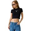 GUESS T-SHIRT Donna GUESS JEANS W6RI15 J1314 JBLK