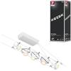Paulmann CorDuo, sistema di cavi per faretti, 94438, set Cardan, massima CC 5 pezzi da 10 Watt l'uno, estensibile, bianco, opaco, cavi in plastica, GU 5,3, senza lampadine